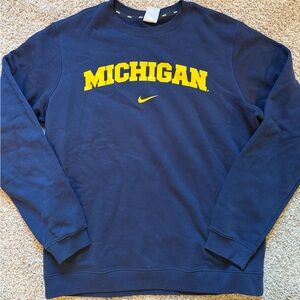 Nike Michigan Navy Sweatshirt